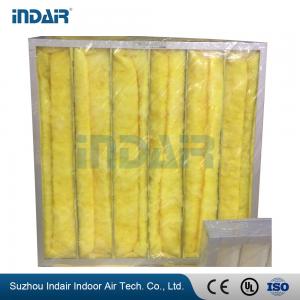 China 4 Bags Industrial HEPA Filter , G3 Pocket HEPA Pre Filter For HVAC  Air Conditioning System supplier