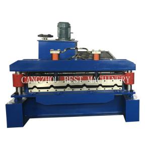 China Rolo automático da folha do telhado de IBR que forma o poder principal da máquina 5.5kw supplier