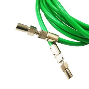 China D80 Fiber Optic Cable with 200μm to 800μm Core Diameters Featuring Sapphire and Air Gap Protection and Precisely Polished D80 Fiber Connectors wholesale