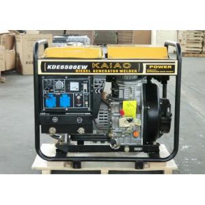 2.2kva 3600rmp Diesel Generator Welder , Motor Generator Welding Machine KDE6500EW