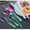 China NEWTO Stainless Steel Colorful Flatware/Kitchen Cutlery /Knife Fork Spoon wholesale