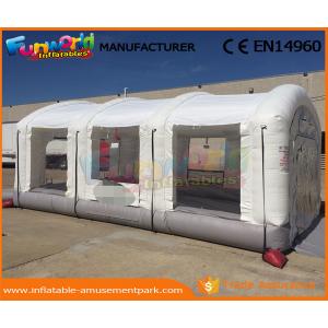 China Outdoor Inflatable Spray Booth PVC Tarpaulin Inflatable Car Tent Digital Printing supplier