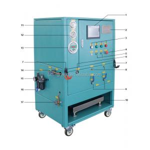 Automatic Refrigerant Filling Machine Oil Less Booster Pump Split Charging System Refrigerant Sub-packaging Machine