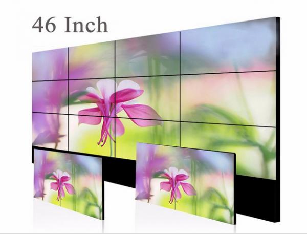 Remote Control 46 Inch HD LED Wall / 70Hz LED Video Curtain