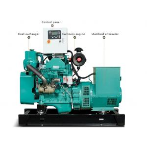 12kw Cummins Marine Diesel Genset With 4bt3.9 Diesel Engine ISO9001 Compliant