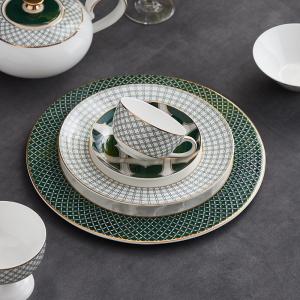 China Customized Ceramic Tableware Set , Porcelain Plates Sets Eco Friendly OEM supplier