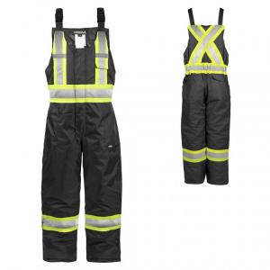Fluorescent Orange Reflective Safety Pants OEM High Visibility Waterproof Trousers