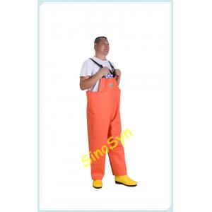 China FQ65L Orange PVC Multifunctional Chemical Protective Split Suit 65dmm wholesale