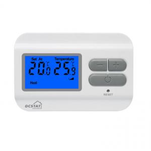 Central Air Conditioner Electric Heating Thermostat Large Screen Easy To Read