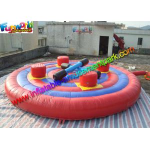 China 0.55mm PVC Tarpaulin Inflatable Sports Games Jousting Arena Ring With Air Sticks supplier