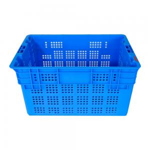 China Eco-Friendly Mesh Style Plastic Turnover Crate for Fresh and Healthy Food Storage supplier