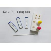China IGFBP-1 Home Fertility Testing Kits , Vaginal Secretion Pregnancy Detection Kit on sale