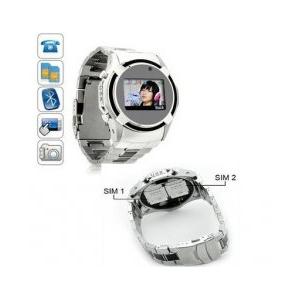 China dual sim dual standby wrist watch mobile phone with metal housing S760 wholesale