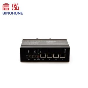 10 Gigabit Fiber Optic Network Switch Sliding Fixed Type 8 X 10/100/1000