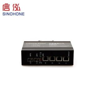 China Communication POE Ethernet Switch , Network Fiber Converter Full Half Duplex supplier