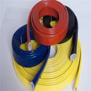 Heat Resistant Silicone Rubber Fiberglass Sleeving High Temperature Fire Sleeves