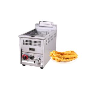 China Small Chips Automatic Fryer Machine Gas Deep Fryer LPG With Thermostat supplier
