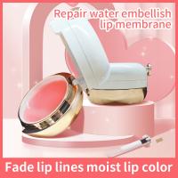China Plump Pink Collagen Sleeping Sheet Moisturizing Lip Mask on sale