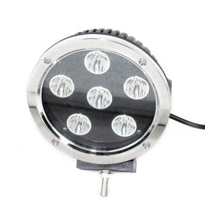 China 7 Inch Round Led work light with 60 intensity CREE LEDS,   IP67 waterproof  LED Headlight with Black Cover for Car supplier
