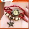 Starfish Pendant Watch Unisex Girls Watch Female Gift Wristwatch Leather