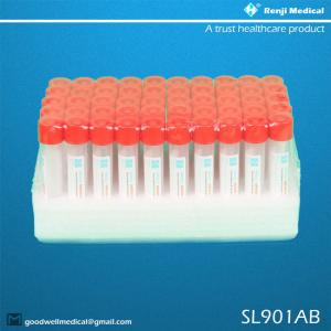 Sterile Red Top Specimen Collection Tube Flocked Medical Buccal Nylon Material