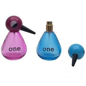 China Refillable Empty Glass Perfume Bottle 30ml 50ml Bird Shape Perfume Spray Atomizer Bottles wholesale