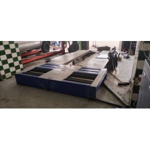 China CTGT-3-4 Línea de ensayo del vehículo de rodillos 4 en 1 Probador de frenos de rodillos con carga sobre el eje Probador de deslizamiento lateral de placa única Prueba de suspensión wholesale