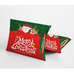 China SGS Logo Imprintable 128gsm Chrismas Pillow Cardboard Boxes supplier