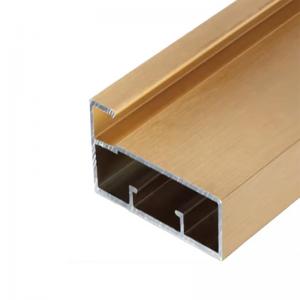 China Woodgrain Aluminium Cabinet Door Frame Profile Extrusion T3-T8 supplier
