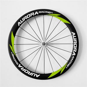 AURORA QUE COMPITE CON 700C el carbono Wheelset de la bici del camino de las ruedas del carbono del remachador 50m m para Shimano