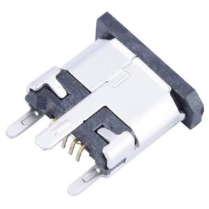 China micro usb 2.0 type 5 position female vertical surface mount smd smt type supplier