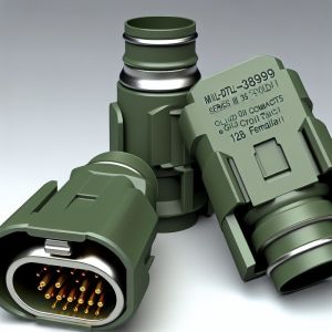 China 500V電圧評価 MIL-DTL-38999 シリーズIII 金色のコンタクトフィニッシュ 性能 複合シェル オリーブグリーン カドミウム wholesale