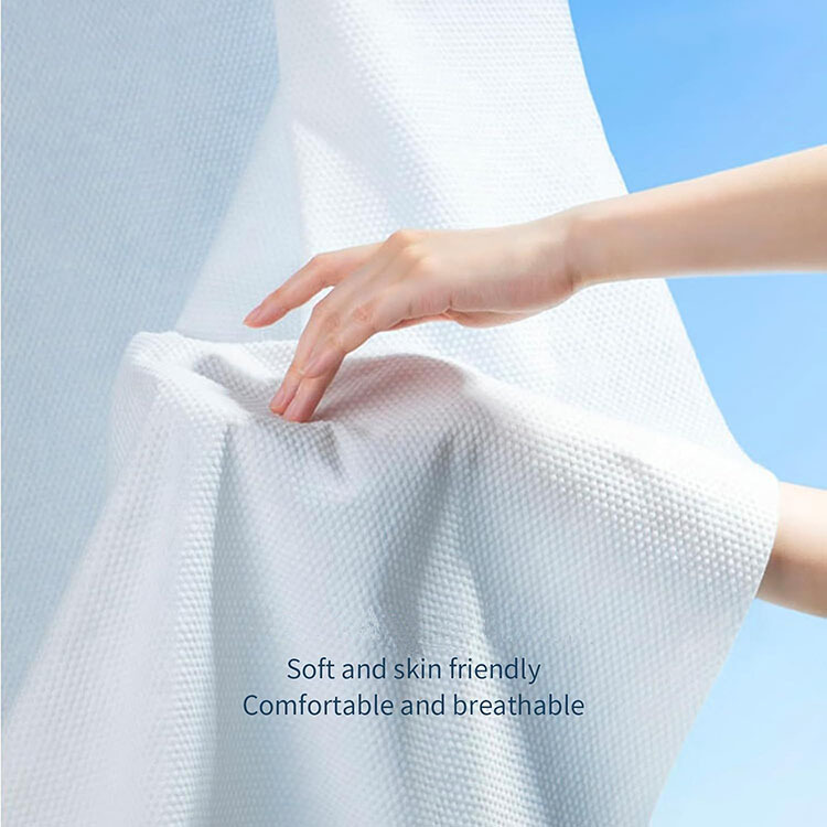 China Free Sample High Quality One Time Use Disposable Bath Towels 55''X27.5'' Large Portable Thicken Individually Wrapped Bath Towels wholesale