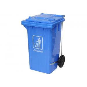 China Foot - pedal Side - wheel Plastic Garbage Bin Environmental Protection Dustbin Size 60L 100L 120L 240L supplier