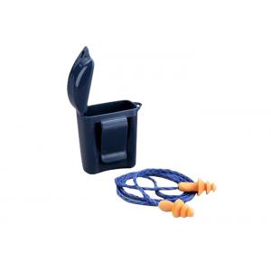 Cotton Cord Orange Ear Plug , Sound Blocking Ear Plugs Pack In Plastic Box