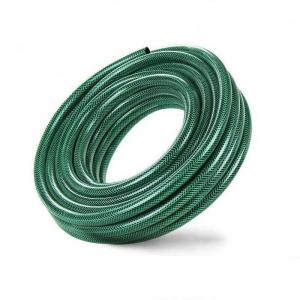 China 50m 1/2' flexible reinforced pvc garden hose stainless steel flexible braided hose tube pipe supplier