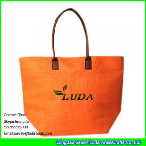 LUDA new paper straw beach bag foldable straw handbags