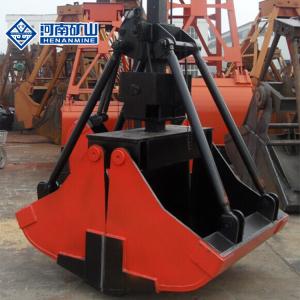 China Orange Peel Crane Spare Parts Double Rope Grab 18 - 25mpa Hydraulic Pressure supplier