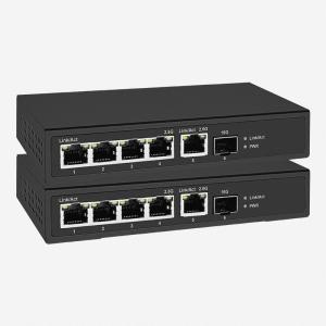 5 RJ45 2.5 Gigabit Switch Managed Layer 2 Switch With 1 10gbps SFP+