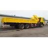 12 Span Mounted Crane Boom Truck / HOWO 4x2 290hp 15 Ton Hydraulic Arm Truck