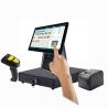 China Pantalla táctil TFT LED de 15,6 pulgadas Todo en uno Caja registradora Sistema Android con impresora y escáner para quiosco wholesale