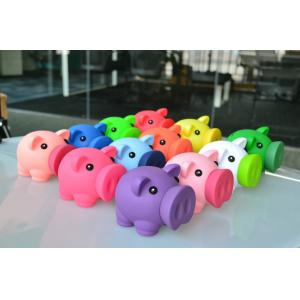 China 12cm Length Colorfull Piggy Bank Money Box With Mouth Open , Cute Piggy Banks For Adults supplier