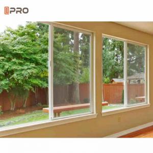 China Rubber Seals Aluminium Sliding Windows With Grills Design Pictures Eco Friendly supplier