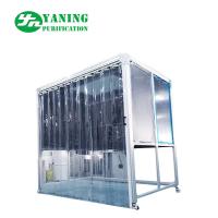 China PMMA Hardwall Pharmaceutical Weighing Booth With Anti - Static Curtain Door on sale