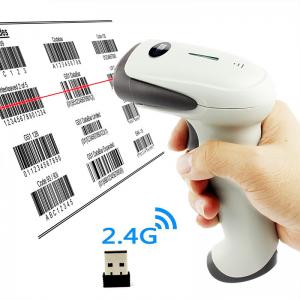 China Dual Mode Symcode Wireless Barcode Scanner USB Receiver And Built - In 512K Memory supplier