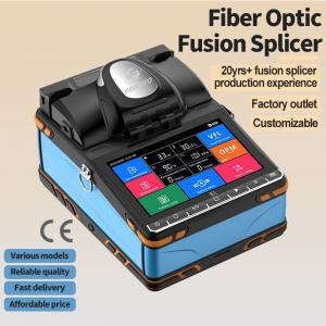 China 6 Motor 8S Fast Welding Optical Fiber Fusion Splicer For Construction supplier