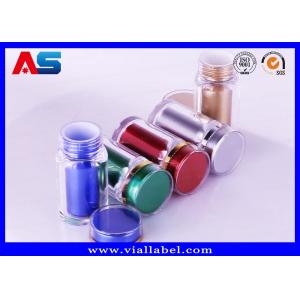 China Silver Color 60ml Plastic Capsule Bottles / High Grade Empty Medicine Bottle supplier