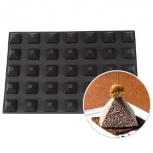 Pyramid Shape Silicone Baking Molds Commercial Bakery Equipment OEM ODM