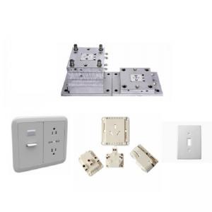 China Wall Plug Switch Box Shell Plastic Injection Components ISO9001 supplier