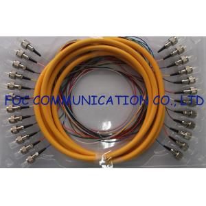 China 0.9mm Distribution Fan Out Fiber Optic Patch Cord 12Core for Telecom and Datacom supplier